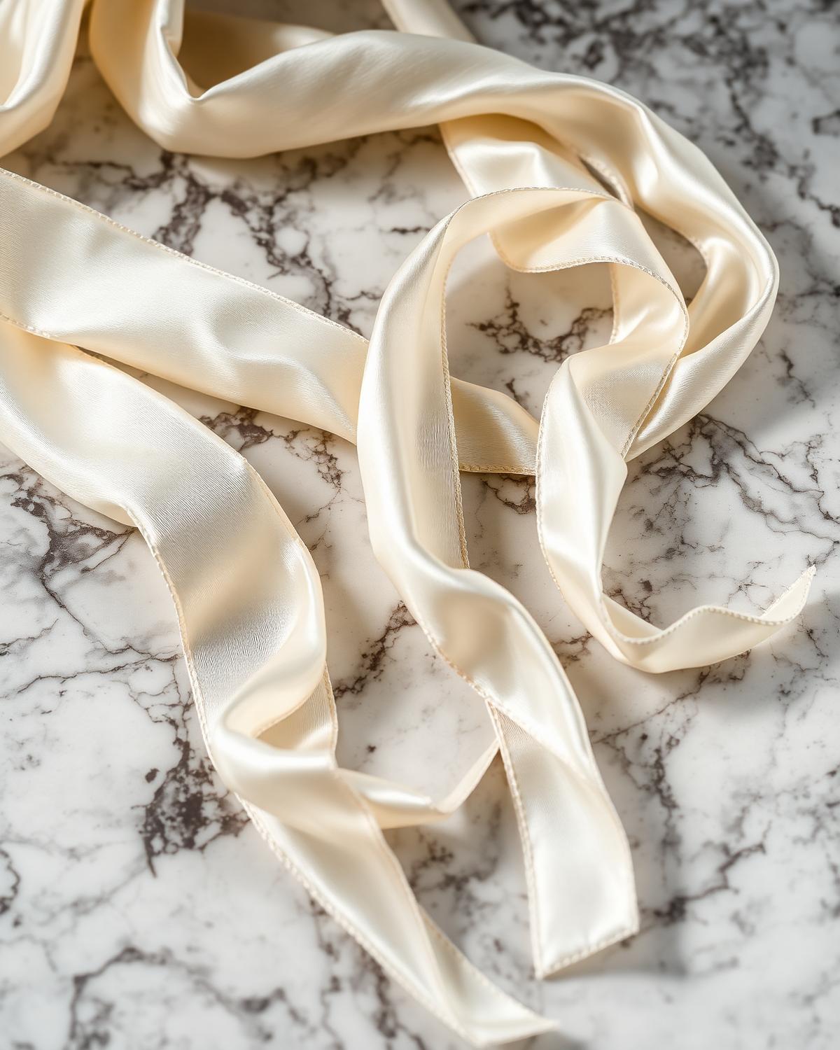 Material Study — Silk on Marble